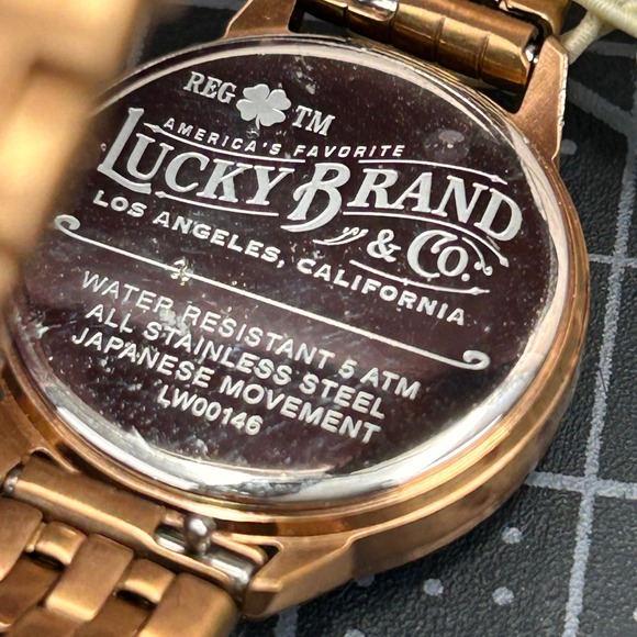 Lucky Brand Rose Gold Tone‎ Stainless Steel Watch LW00146 with Original Tag main image 11